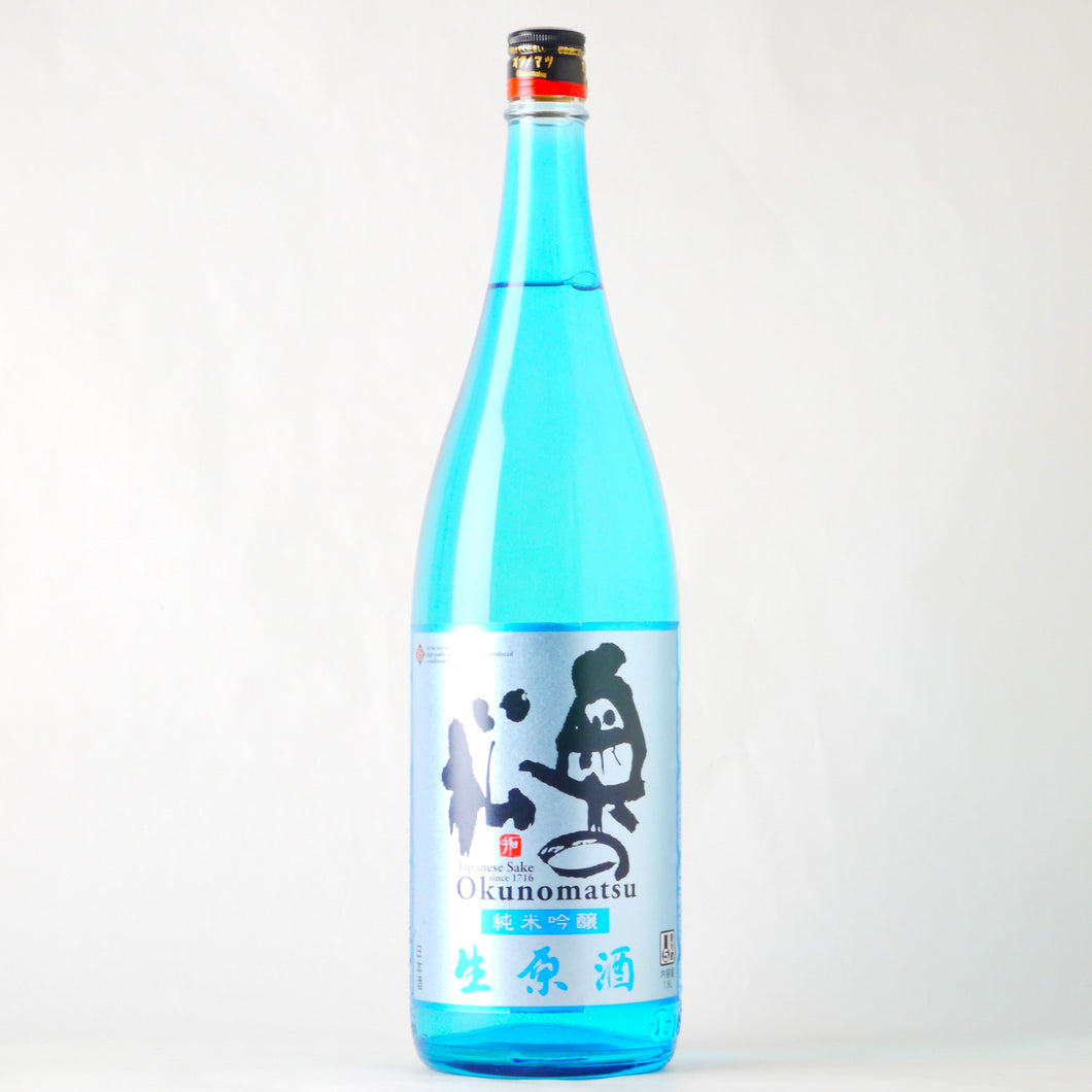 奥の松 純米吟醸生原酒 1800ml