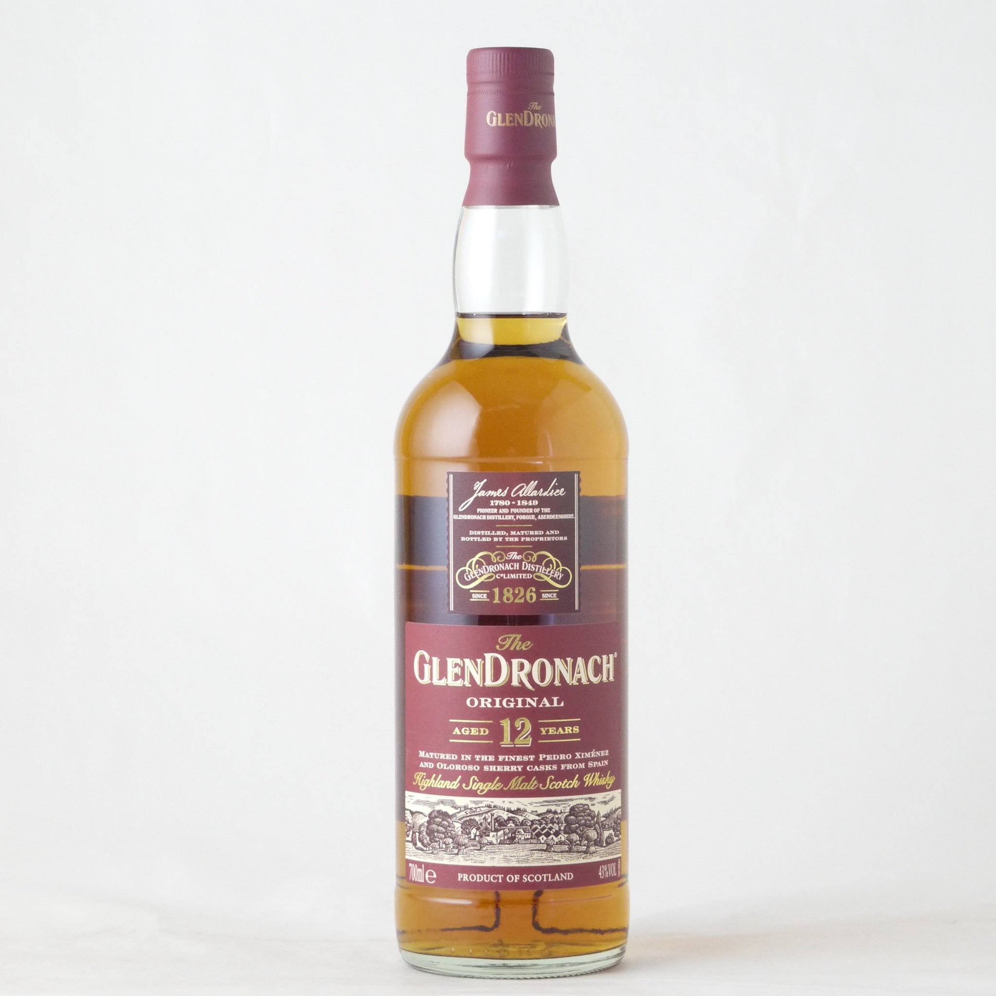 グレンドロナック12年 オリジナル シェリーカスク 700ml 43