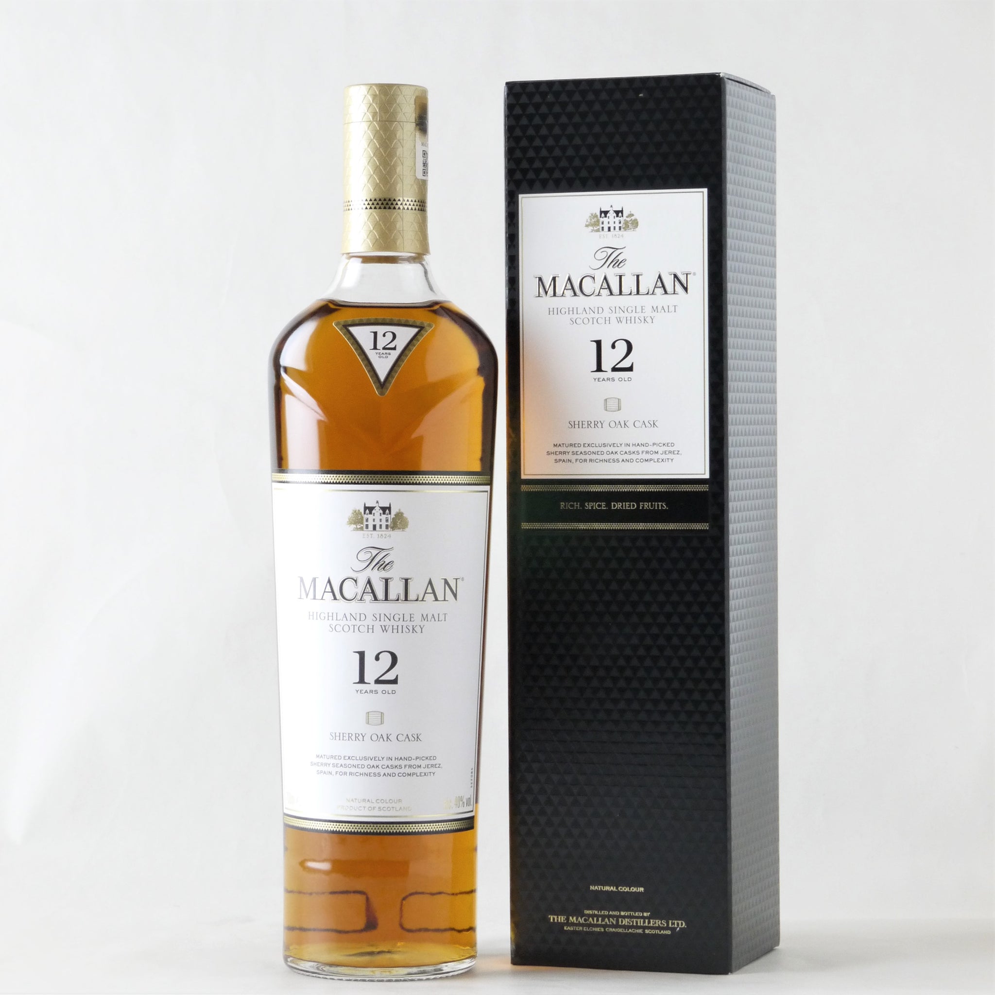 マッカラン12年 375ml 旧ボトル THE MACALLAN - 飲料/酒